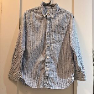 J Crew Crewcuts seersucker shirt